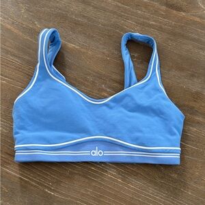 ALO Yoga Blue Sports Bra